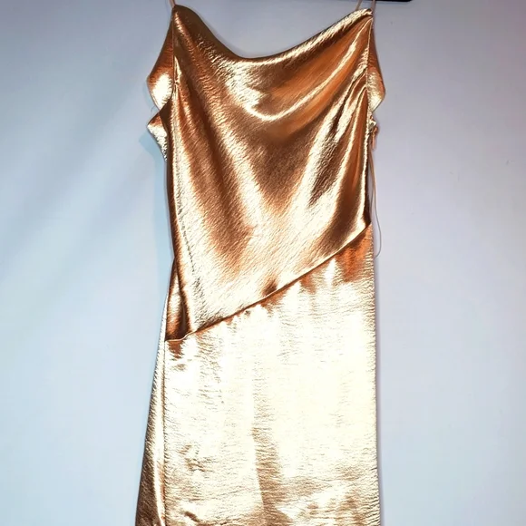 Mango | Dresses | Rose Gold Small Dress | Poshmark